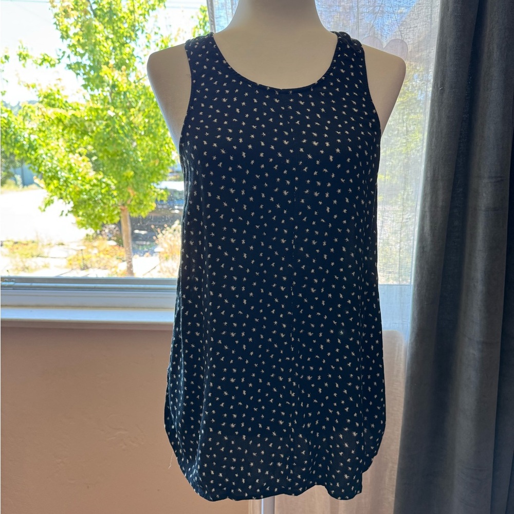 Madewell Star Flurry Racerback Flowy Tank‎ Size Medium